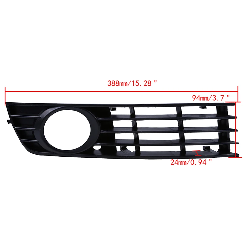 Решетки с отверстиями для автомобиля POSSBAY подходят Audi A4 B6 Avant 2001/2002/2003 2005 Черная