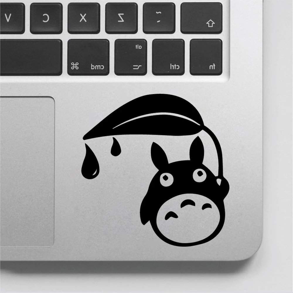 Мультяшные аксессуары для домашнего декора Totoro компьютера ПВХ наклейки на стену