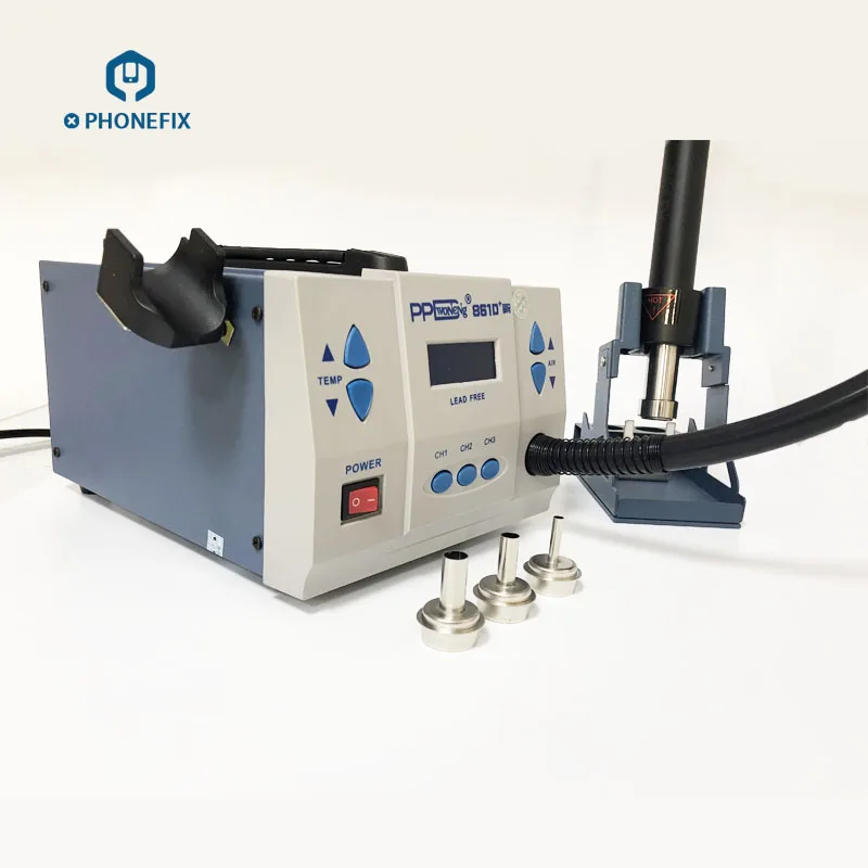 

Паяльная станция PPD 861D Plus, 1000 Вт, с ЖК-дисплеем