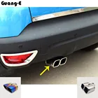 Крышка автомобиля глушитель внешняя Концевая труба выделенный наконечник выхлопной трубы из нержавеющей стали выпускной наконечник капота 1 шт. для Renault Captur 2015 2016 2017