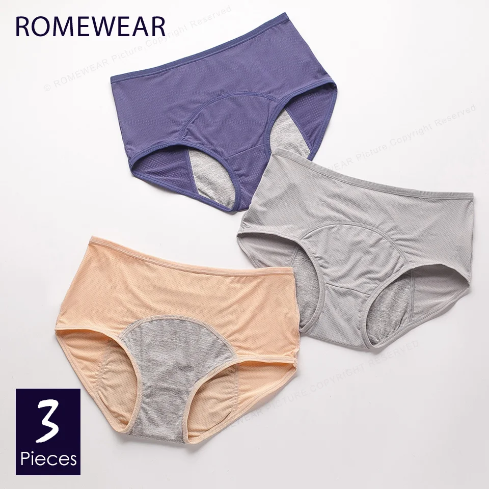 Сетчатые дышащие трусики для менструального периода женское нижнее белье Плюс