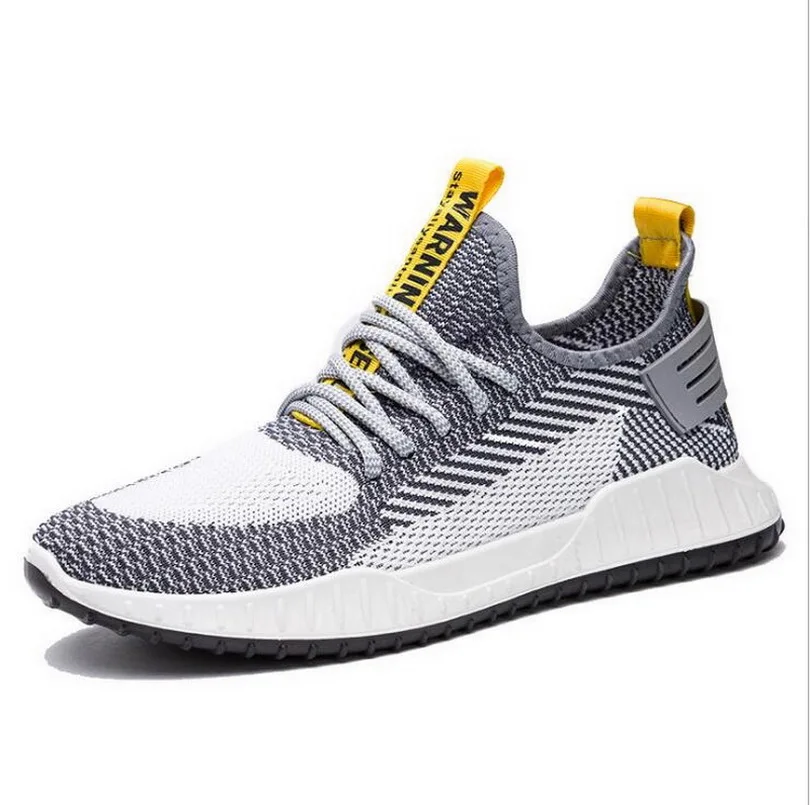 

2021 spring new Breathable sports running men's shoes fashion sneakers