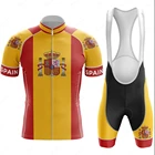 Одежда для велоспорта Испания, мужской комплект из Джерси для езды на велосипеде, одежда для езды на горном велосипеде, одежда для езды на велосипеде, одежда для езды на велосипеде, одежда для триатлона и триатлона 2022