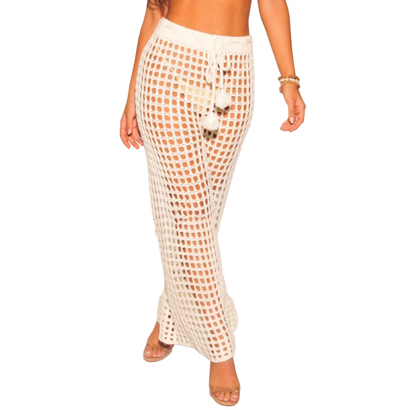 

2020 New Knitting Grid Pants Women Hight Waist Trousers Women Harem Pants Full Length Streetwear Pockets Plus Size Women Sexy