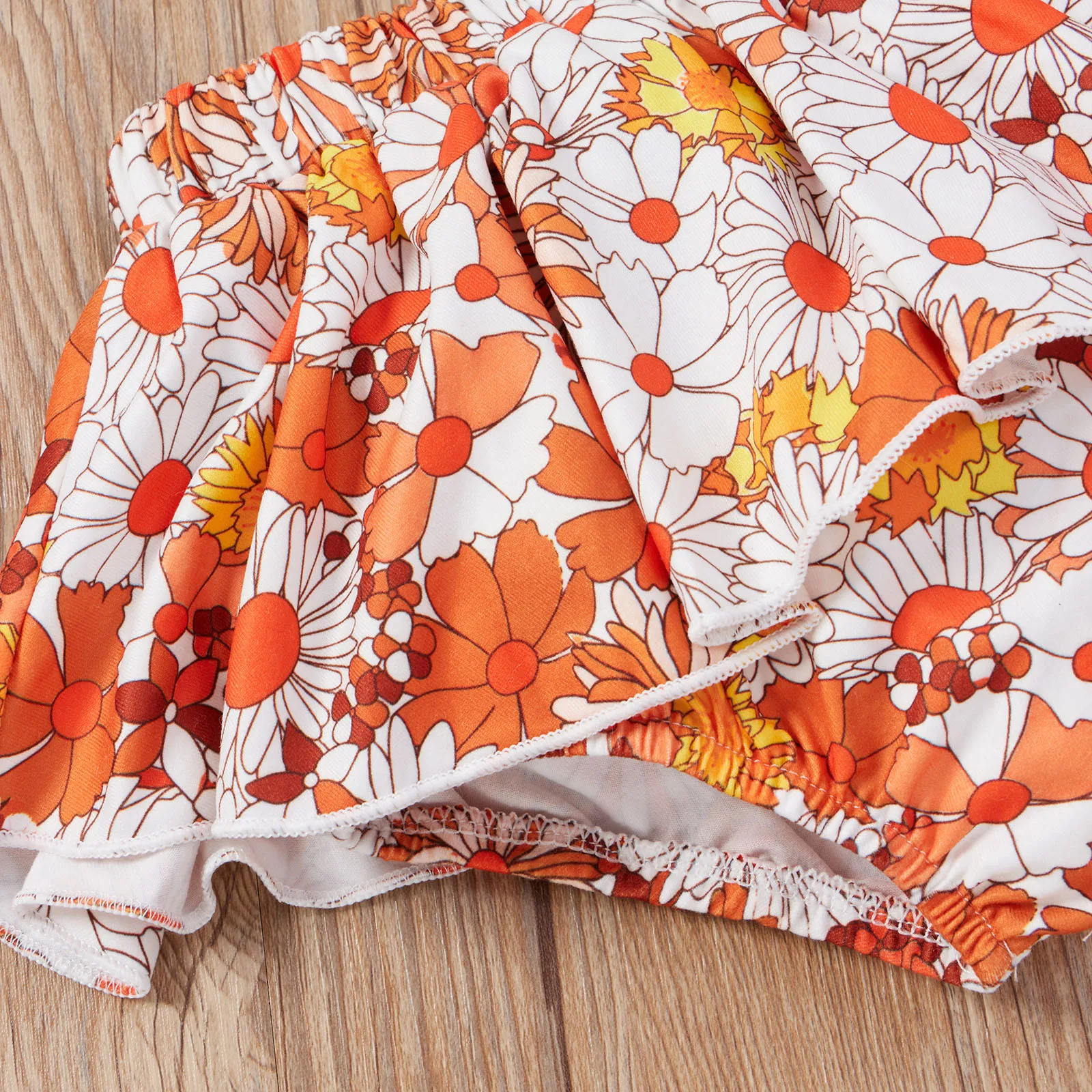 

Baby Girls Boys Clothes Infant Baby Girls Cothes Solid Romper Bodysuit+Sunflower Shorts Headbands Outfits Clothes
