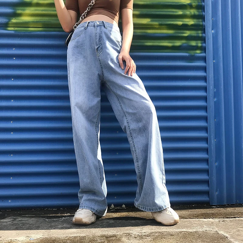 

Women Jeans High Waist Loose Pants Y2K Vintage Mom Jeans Casual Fashion Harajuku Street Denim Pants Female Boyfriend Trousers