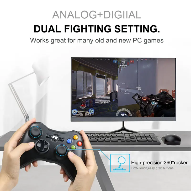 Беспроводной геймпад для xbox 360, беспроводной геймпад, джойстик для xbox 360, Win8, игровой контроллер