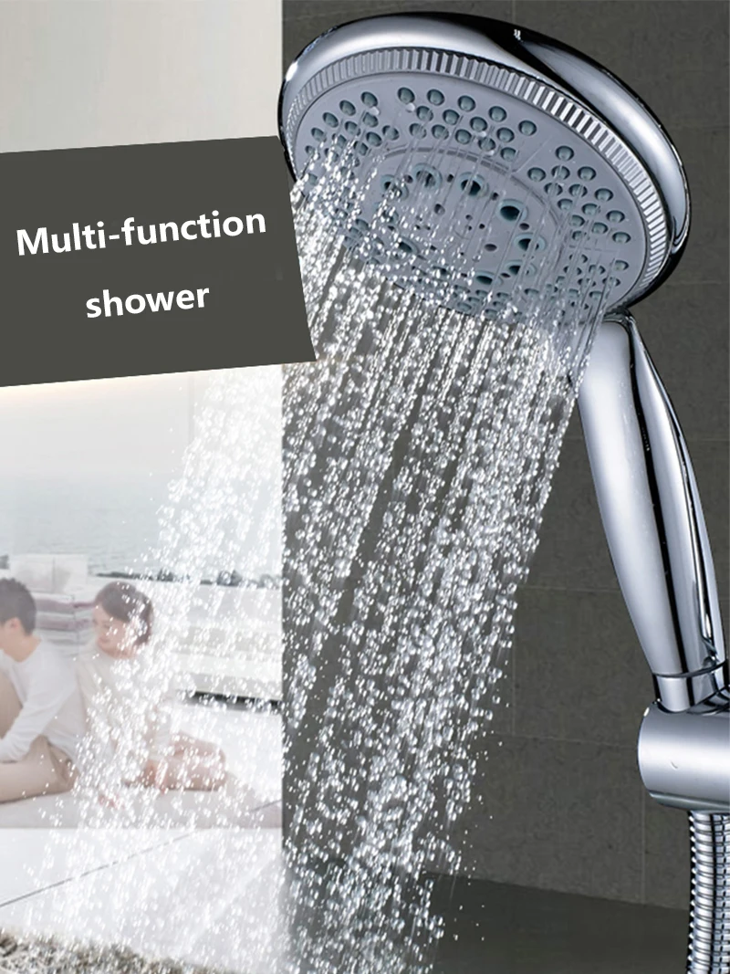 Насадка для душа высокого давления 5 режимов регулируемая струйная головка