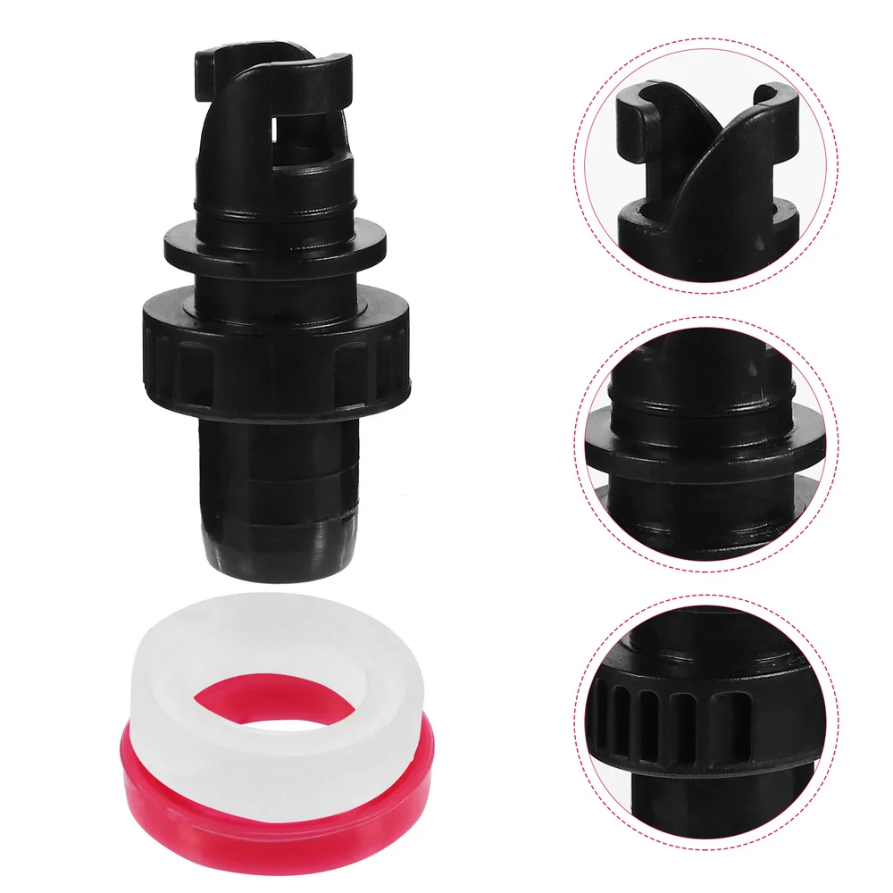 

2pcs Inflatable Air Pump Hose Adapter Boat Foot Pump Valves Connectors