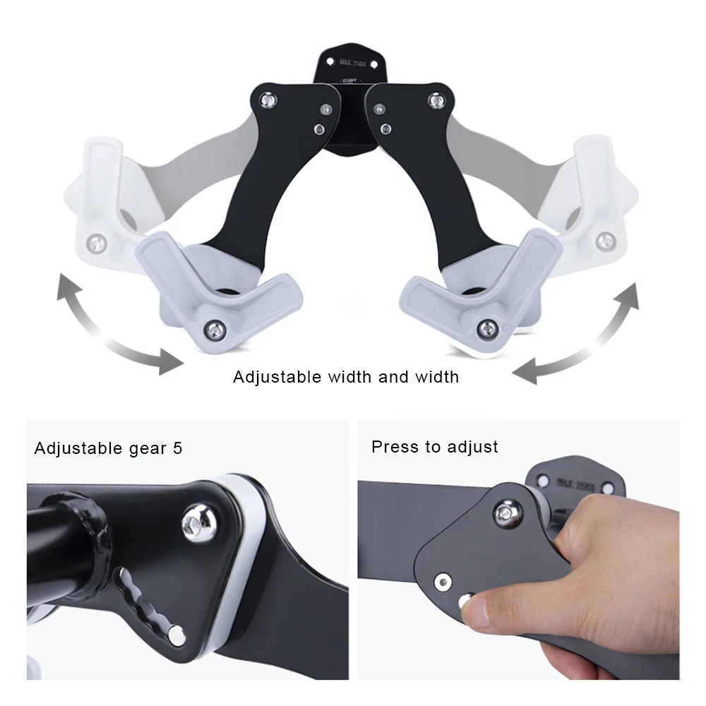 

Adjustable Trailer Bike Stand Wall Holder Bicycle Mountain Storage Wall Mounted Rack Steel Hanger Hook Bicycle Accessories