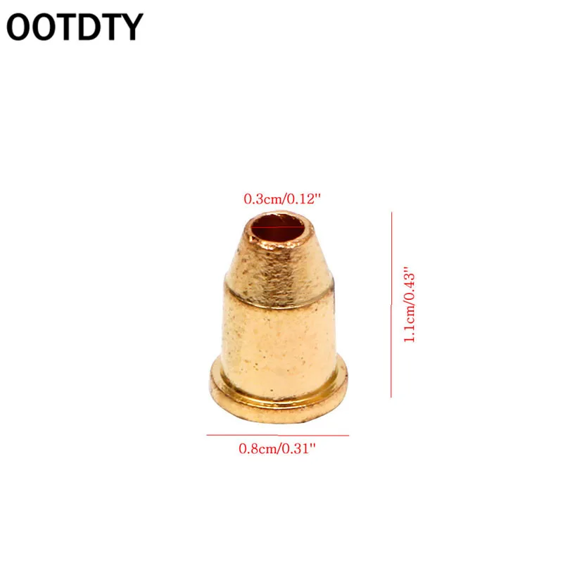 OOTDTY 6 шт золотые через тело струны втулки для крепления струн набор