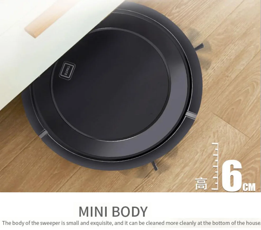 Креативный автоматический подметальный робот-пылесос с USB зарядкой беспроводной