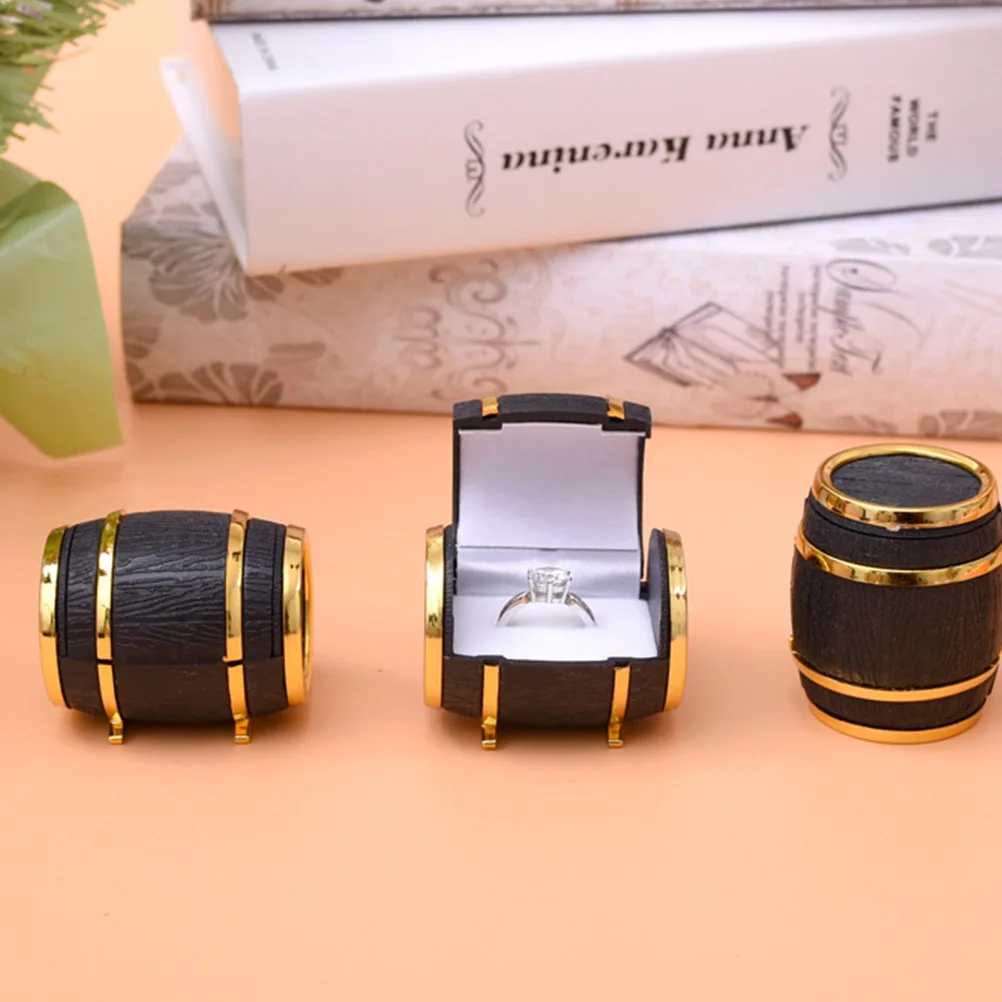 2 шт. чехол для ювелирных изделий пивная бочка модная коробка хранения упаковка