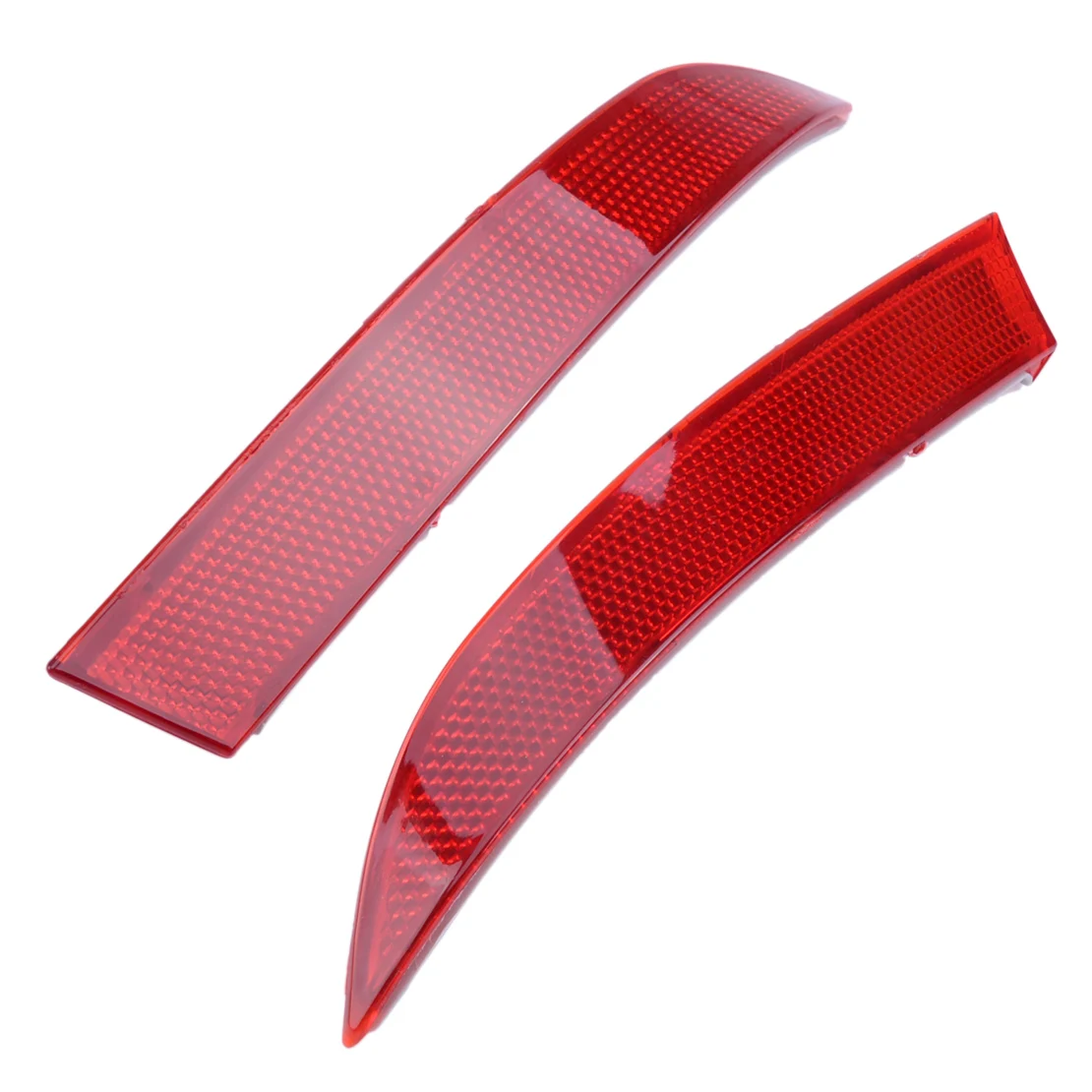 

beler ABS 1 Pair Rear Bumper Lens Reflector Cover Housing 63147240997/63147240998 fit for BMW X5 E70 2011 2012 2013