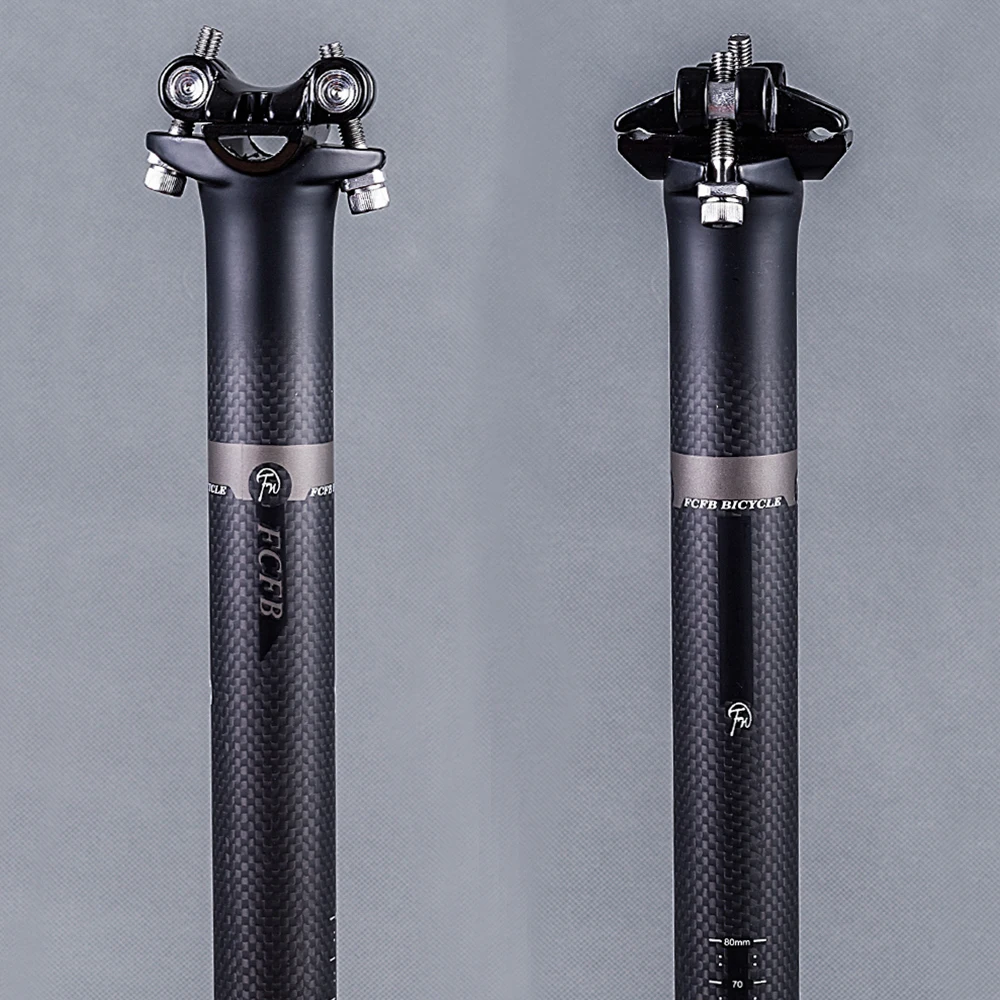 

FCFB Matte 3K Carbon Fiber Bicycle Seatpost XXX Cycling Seat Tube Bike Seat Post Diameter 27.2mm 30.8mm 31.6mm