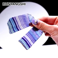 natural rainbow fluorite striped crystal color fluorite energy gem decoration jewelry stone ornaments crystal original for gift