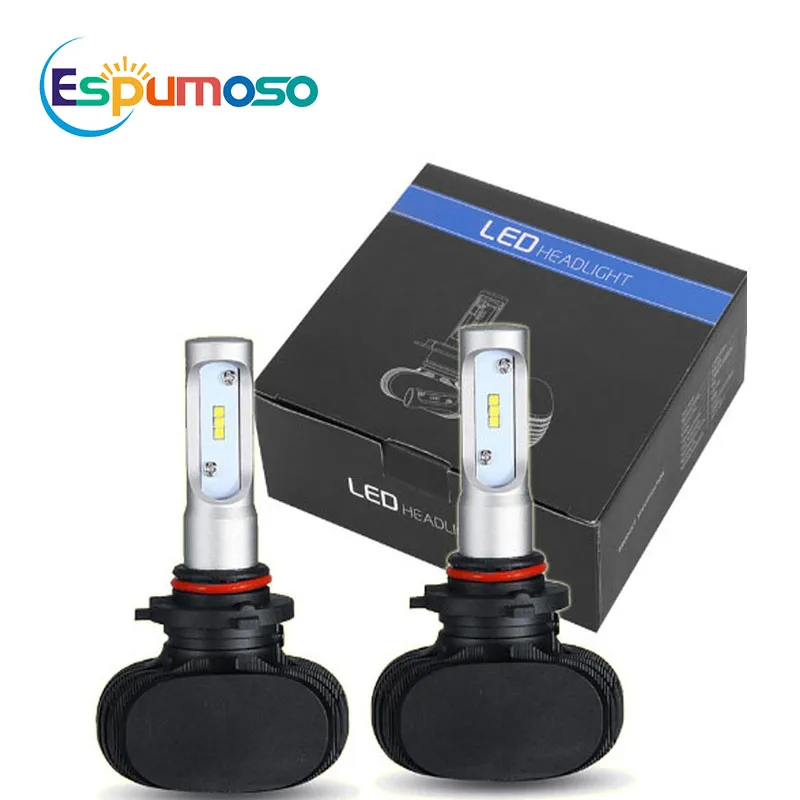 

2PCS CSP H1 H11 H7 9005 9006 6500K Headlamp Car Bulbs S1 Led Headlight H4 H13 5202 9007 9004 50W 8000LM 12V Led Automotive