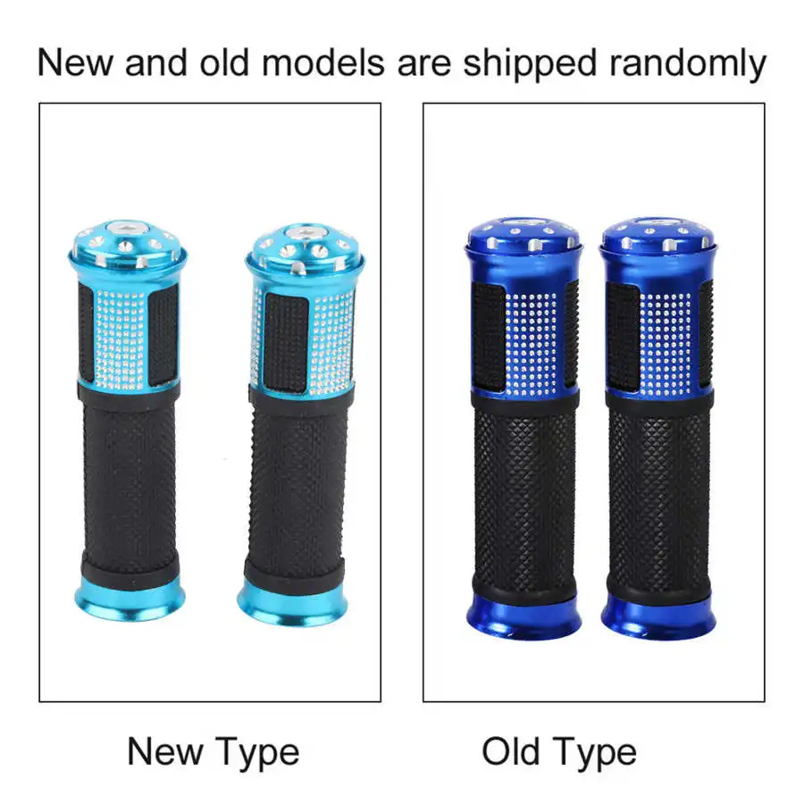 1 пара алюминиевые резиновые ручки для мотоцикла и велосипеда 7/8 дюйма |