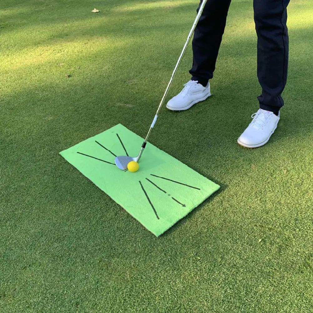 

Golf Hitting Training Mat For Swing Detection Batting Mini Golf Practice Training Aid Hitting Pad Accessories Golf Hitting Mat