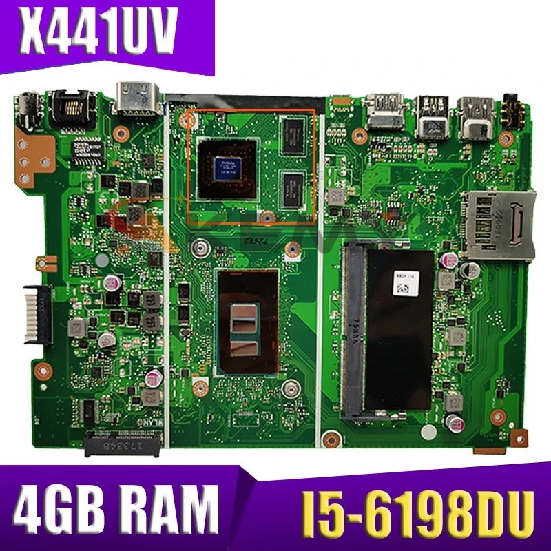 

X441UV оригинальная материнская плата для ноутбука ASUS X441UV с 4GB-RAM I5-6198DU GT920M материнская плата для ноутбука