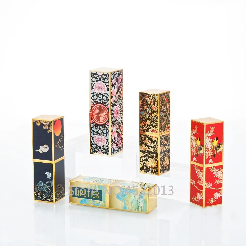 

10/30/50 шт., магнитная пряжка, квадратная пустая многоразовая трубка для помады, 12,1 мм, самодельный материал, контейнер для косметики и помады