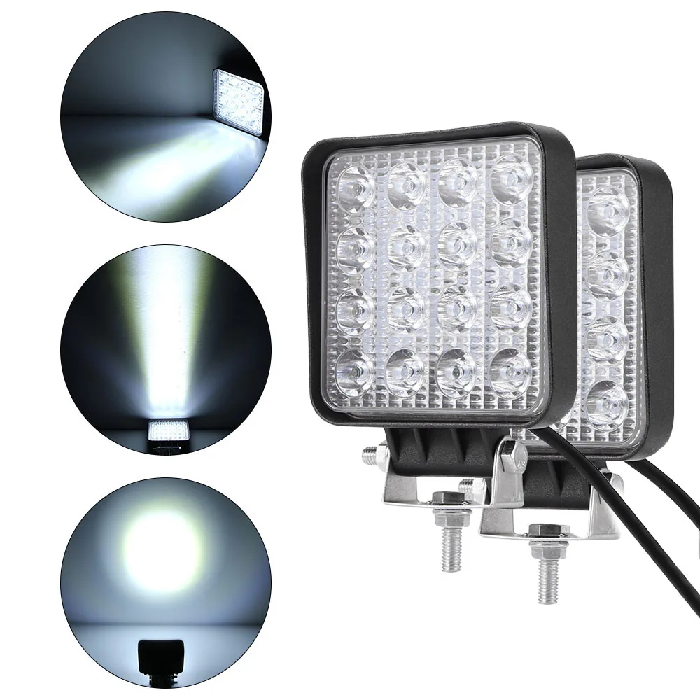 2 шт. фары рабочего света прожекторные для внедорожников лодок кроссоверов