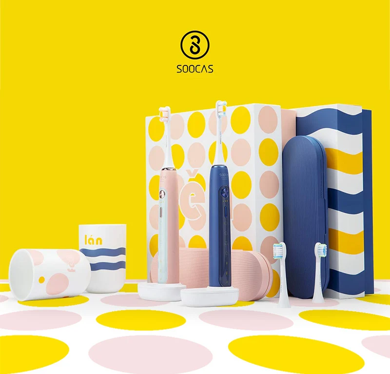 Xiaomi зубная щетка SOOCAS X5 электрическая зубная щетка звуковая электрическая зубная щетка USB перезаряжаемая NFC автоматическая зубная щетка