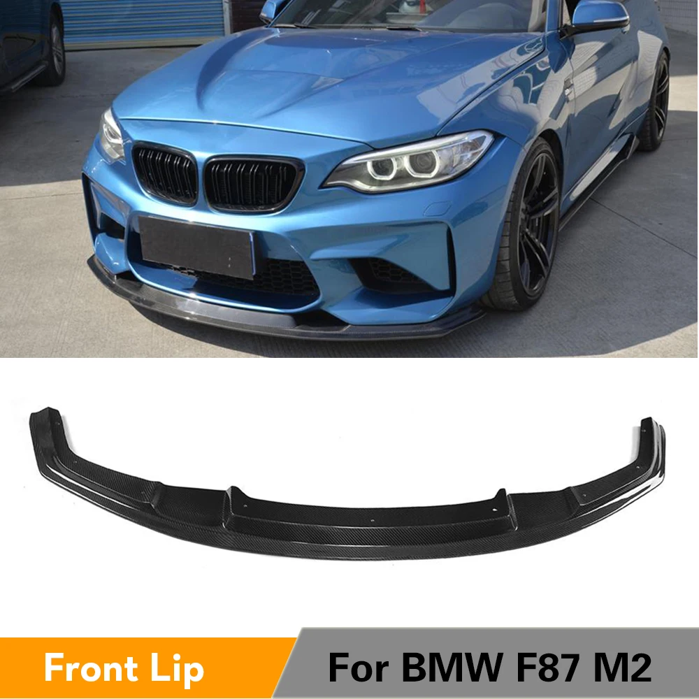 Спойлер для переднего бампера из углеродного волокна/ФАП разветвители BMW F87 M2 Base