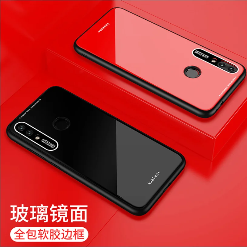 Новый акриловый стеклянный деловой анти осенний чехол Telefone móvel для Xiaomi Vermelho mi redmi