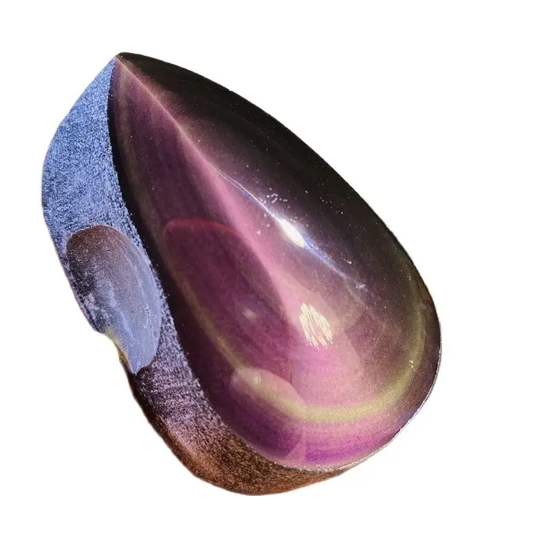 

1pcs 4-5cm Natural Rainbow Obsidian Healing Crystal Gemstone Wedding Home Decoration Gift