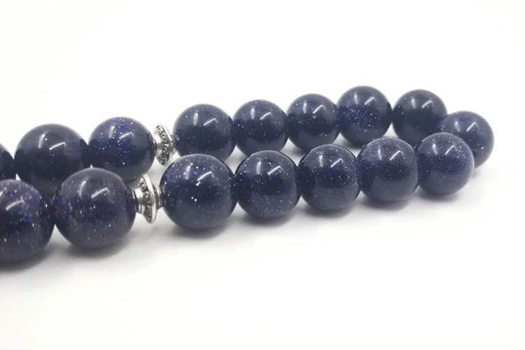 Синий Песчаник tasbih мужской молитвенный бисер gfit для ИД 33 66 99 Paryer бисер мусульманский misbaha роскошный мужской браслет