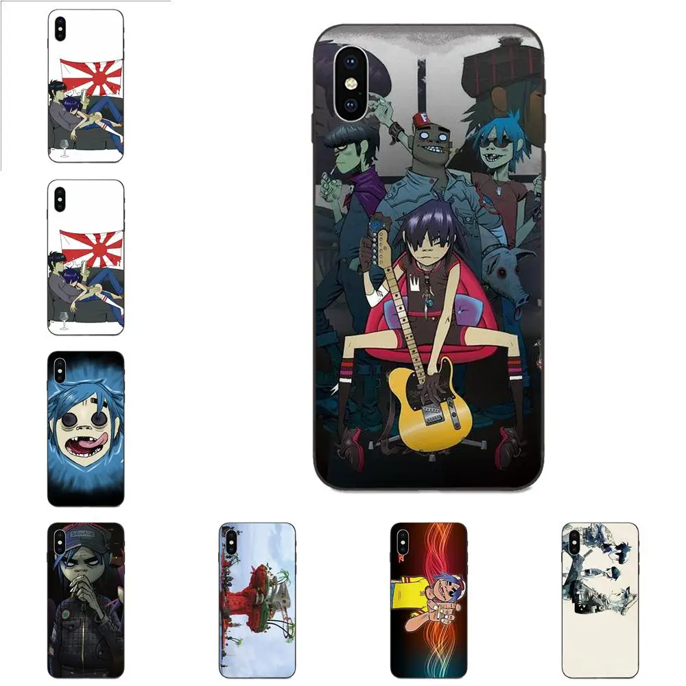 Gorillaz популярной группой The Galaxy A8 A9 звезды Примечание 4 8 9 10 S3 S4 S5 S6 S7 S8 S9 S10 Edge Lite Plus Pro