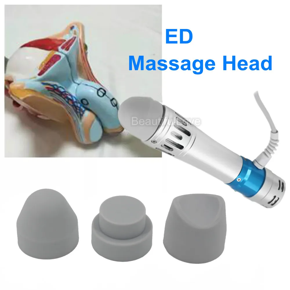 

Fit ED Shockwave Therapy Machine Functional Silicone Head Massage Head For Shock Wave Treatments Relaxation Massager Accessories