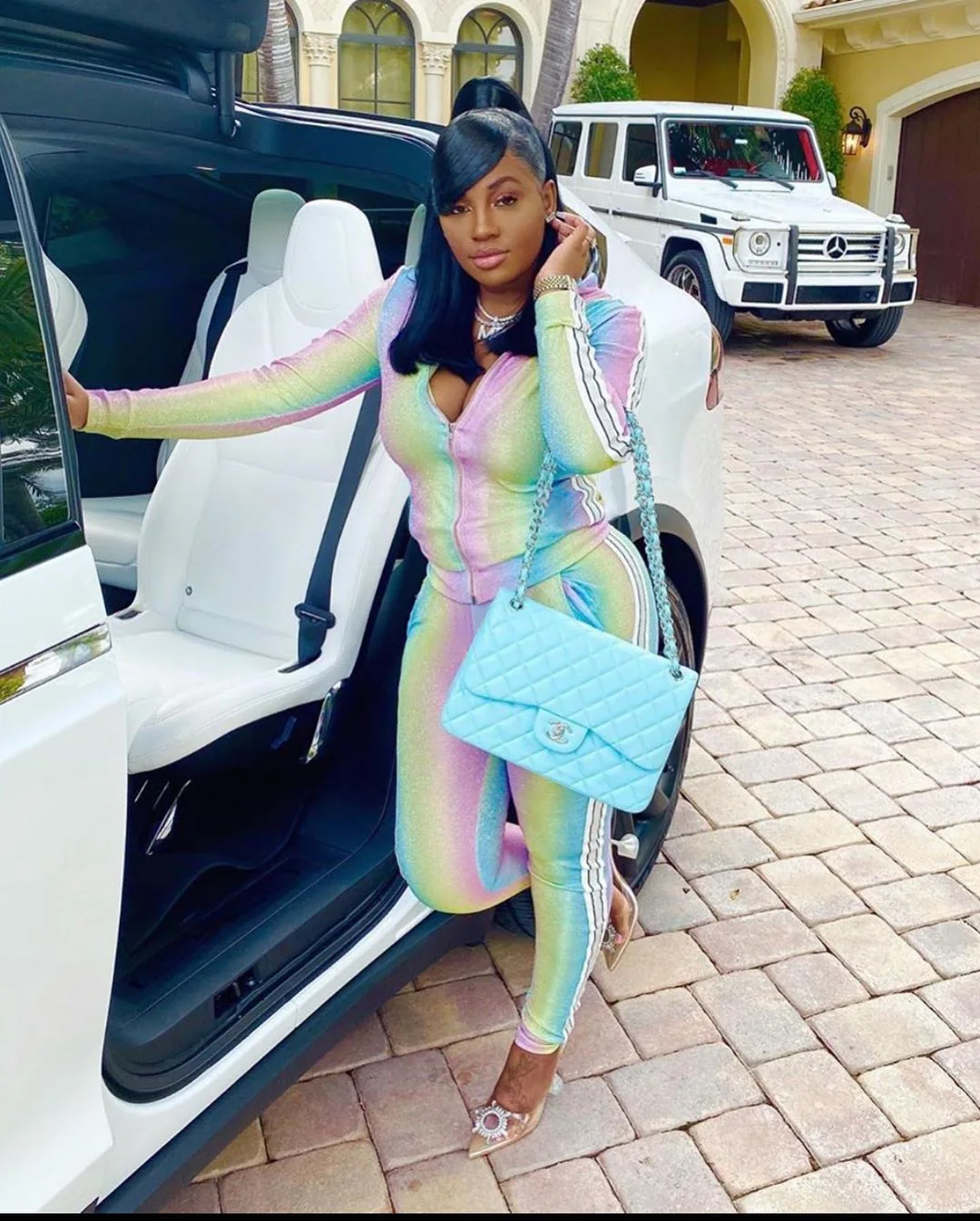 

Women 2 Pcs Tracksuit Sports Long Sleeve Sweatshirts Tie Dye Joggers Suits Running Set Workout Gym Spring Sportswear