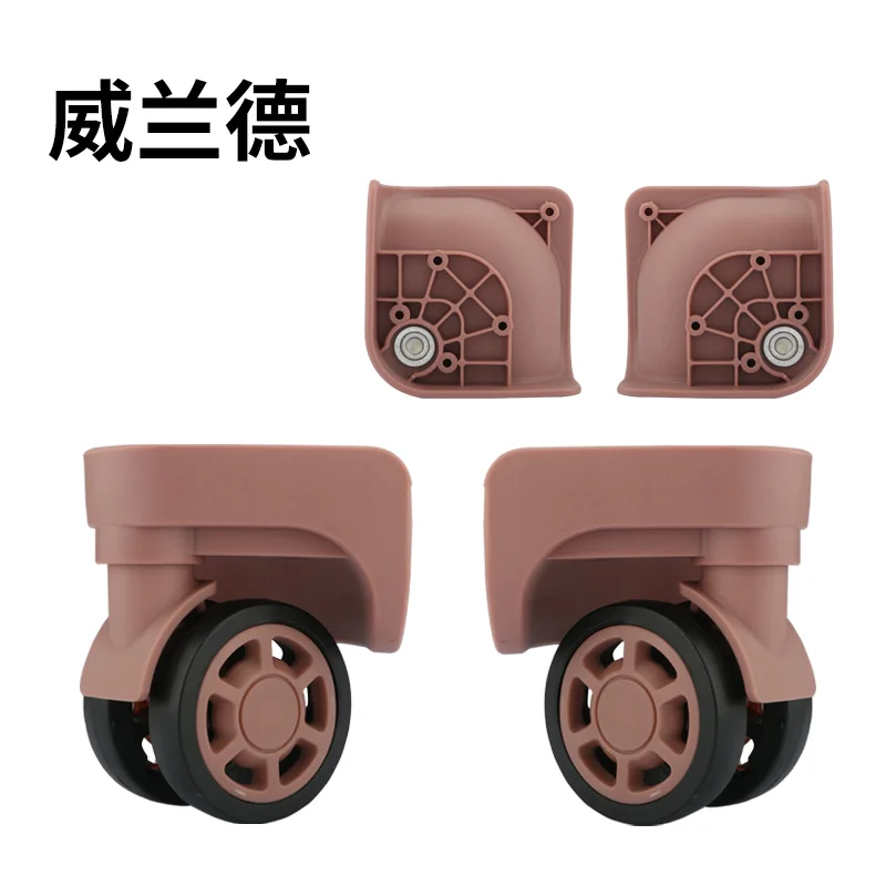 Luggage Wheels Replacement Wheel  Suitcase  Colored Wheels  Repair 360 Degree Wheel Pull Rod Box Makeup Trolly Suitcase Wheels
