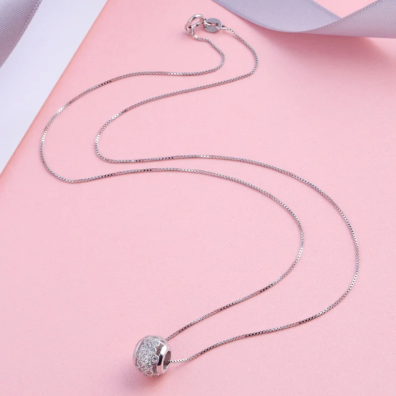 

Artsy 9.9*7.5mm Anniversary Bead Pendant DIY Pendant Nacklace 925 Sterling Silver CHD00517