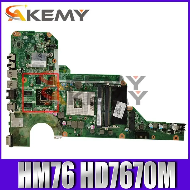 Материнская плата для ноутбука DA0R33MB6F0 hp G4 G6-2000 материнская 680570-001 680570-501 DA0R33MB6E0 HM76