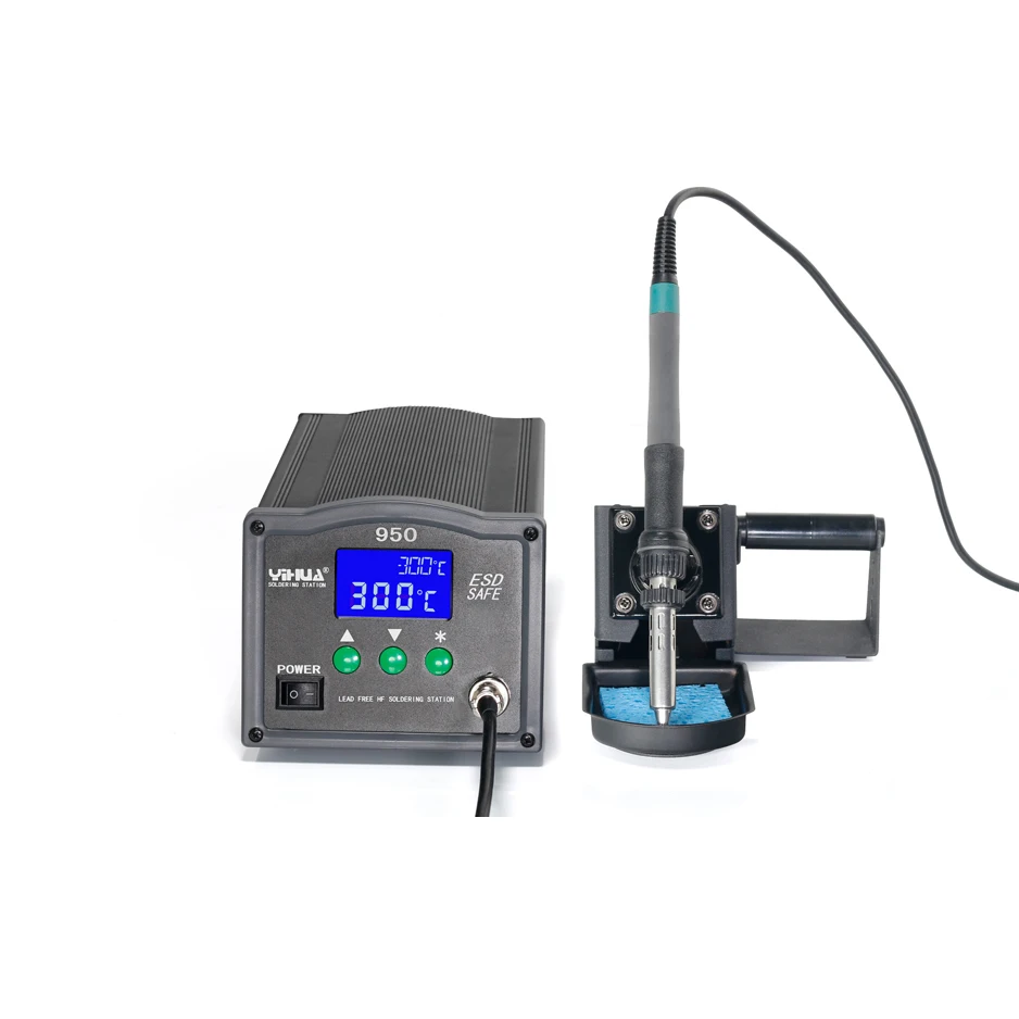 

YIHUA 950 Lead-Free Soldering Station 150W High Frequency Eddy Current Soldering Iron Welding Machine With Automatic Dormancy