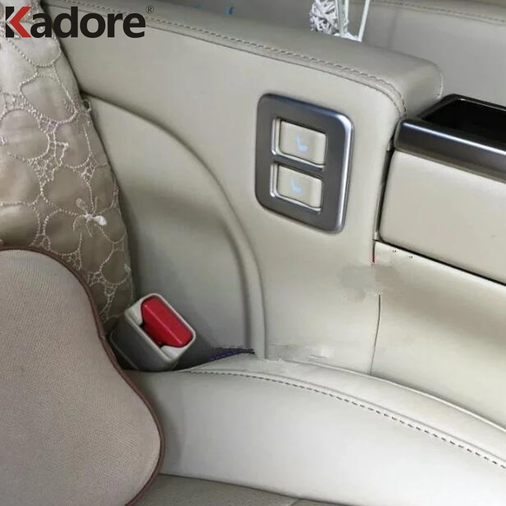 Матовая насадка на заднее сиденье для Toyota Alphard Vellfire 2016 2017 2018 2019 ABS|Лепнина
