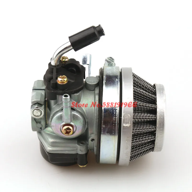 Карбюратор карбюратора карманного велосипеда 47cc 49cc с воздушным фильтром
