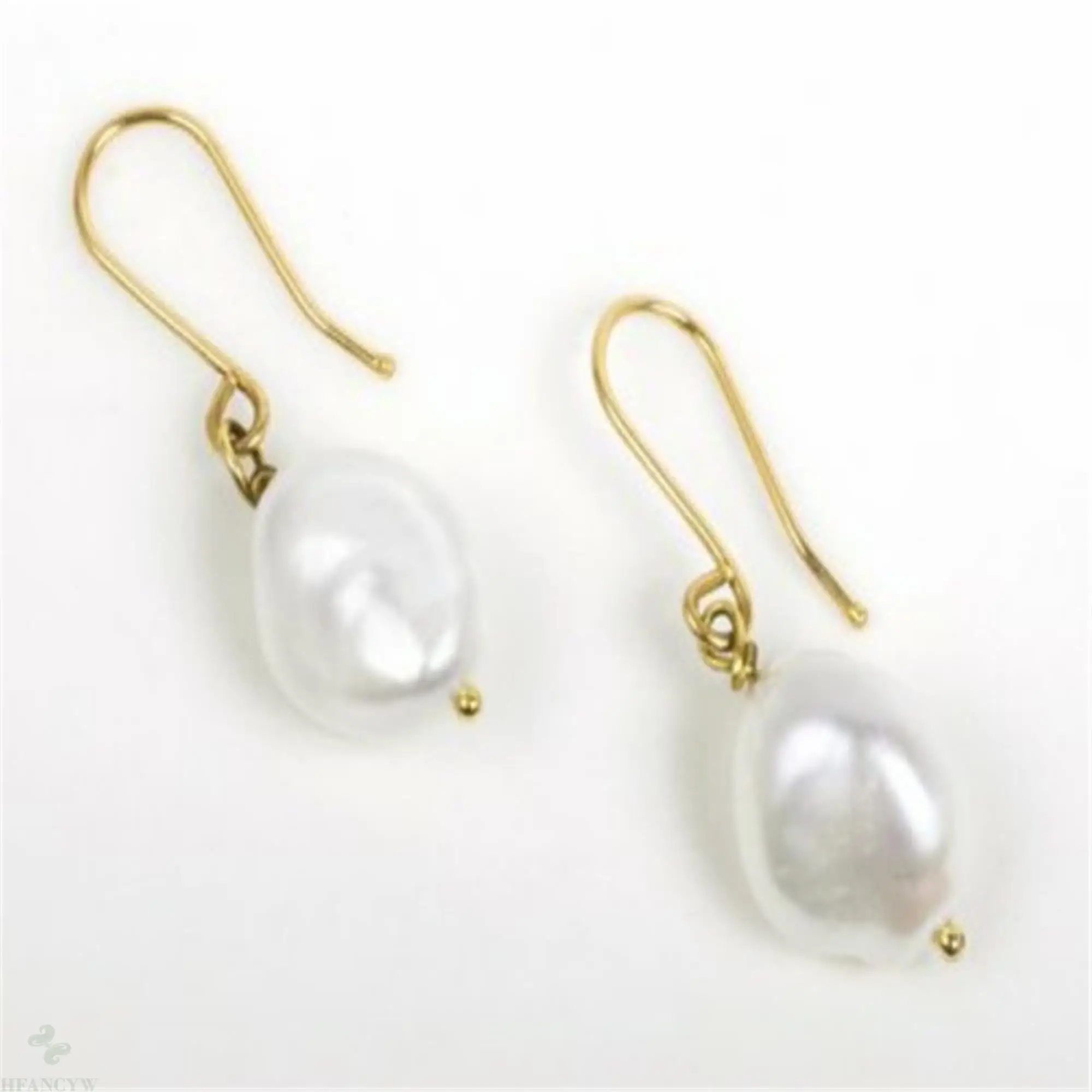 

10-11MM natural white Baroque South Sea pearl earring accessories elegant AAAA irregular fashion delicate personality
