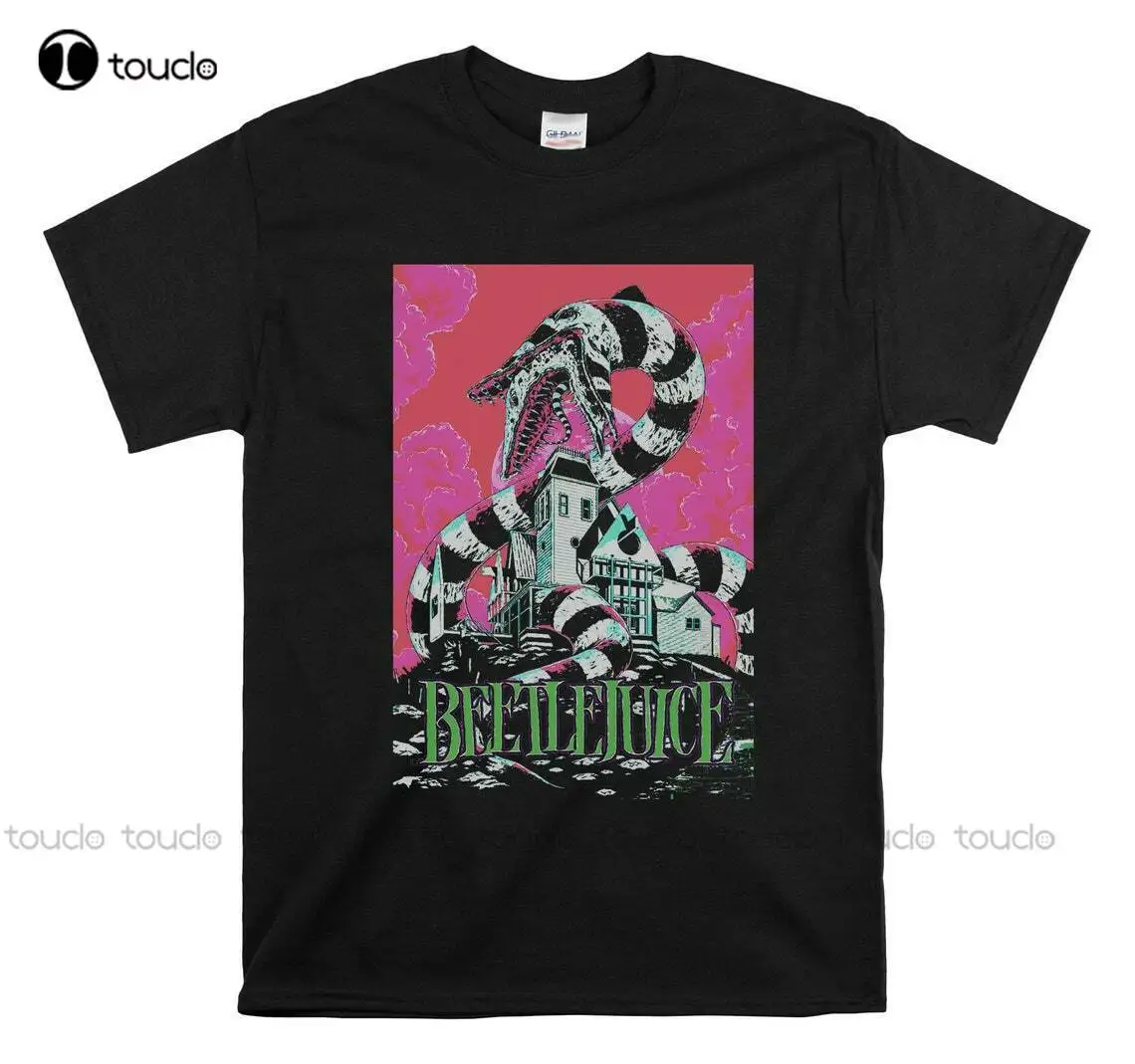 

Футболка от Beetlejuice, футболка унисекс, черная футболка на заказ, футболка с цифровой печатью для подростков унисекс, высокое качество