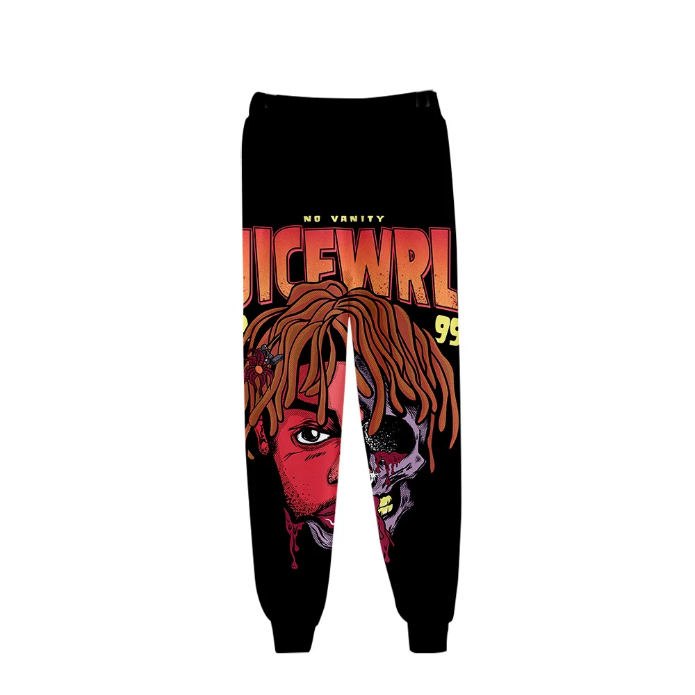 

Juice Wrld Sweatshirt Pants New Printed Stand Collar Kpop Zipper Fashion Cool Juice Wrld 3D StyleHighstreet Casual Harem Pants