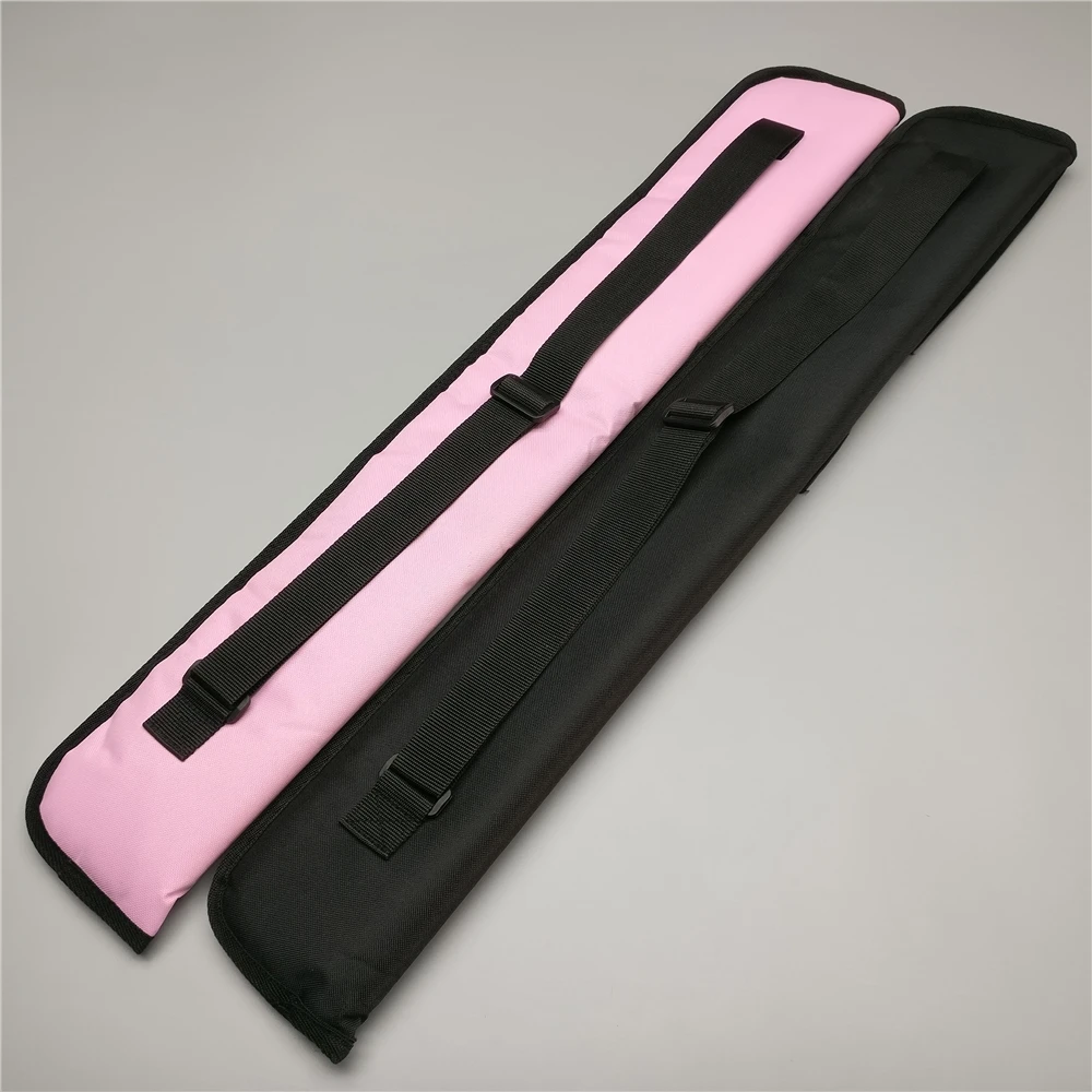 Mcdermott Чехол для кия 1x1 Мягкий Нейлон Черно-розовый 1/2 Бильярд Карамбольный Бассейн 1 Бампер и Вал Бильярдные Принадлежности включенные.