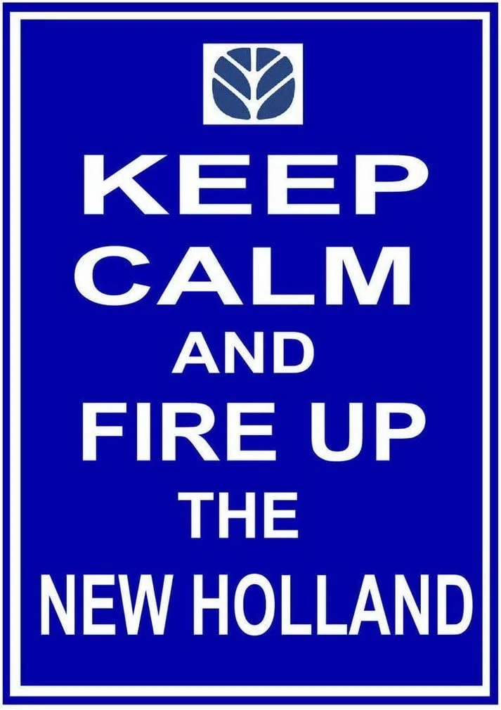 

New Vintage Metal Sign Keep Calm And Fire Up The New Holland Outdoort Street Garage & Home Bar Club Hotel Wall Decor Retro