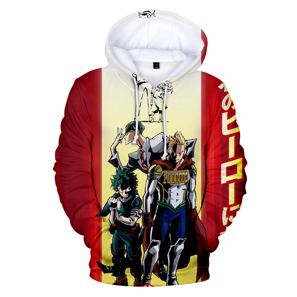 

Fashion 3-14 years old kids Personality My hero academia 3D Hoodies Sweatshirts cosplay Men/Boy Hooded Autumn Winter Creative