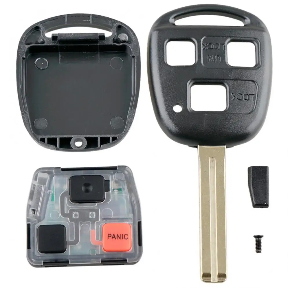 Автомобильный Брелок дистанционного управления с ключом 312 МГц 3 кнопки чипом ID4C