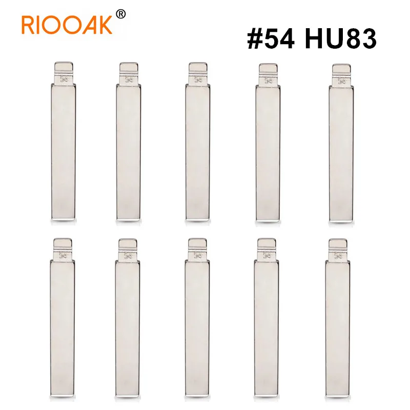 10pcs/lot #54 HU83 Metal Blank Uncut Flip KD/VVDI Remote Key Blade for Peugeot 301/307/308/408 Citroen C3/C4L/C5 | Автомобили и