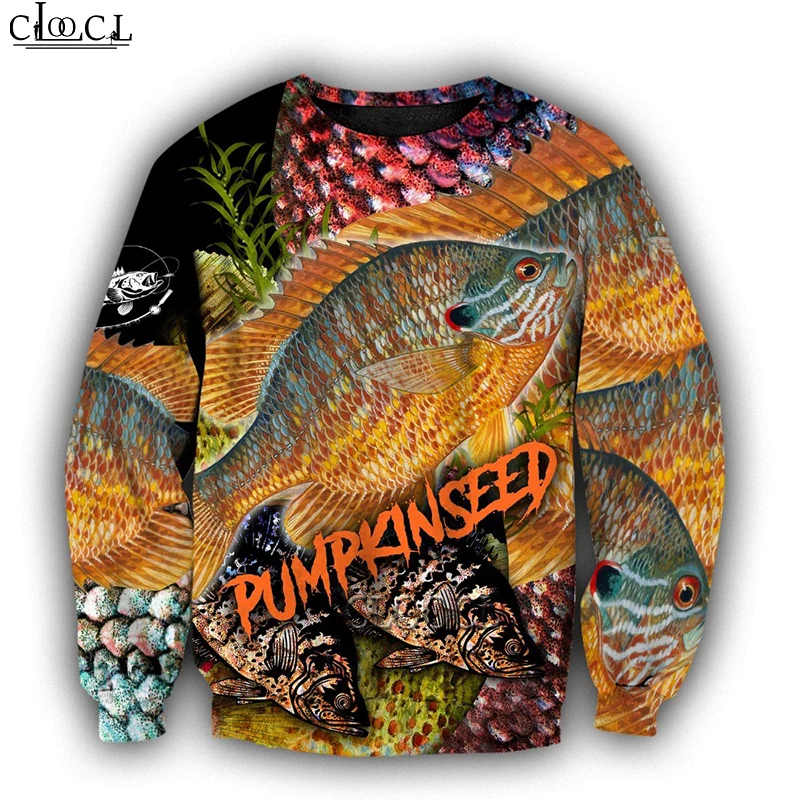 

CLOOCL Newest Popular Pike Fishing on Skin 3D Print Popular Unisex Sweatshirt Casual Style Men Women Tracksuit Jogging Suit Tops