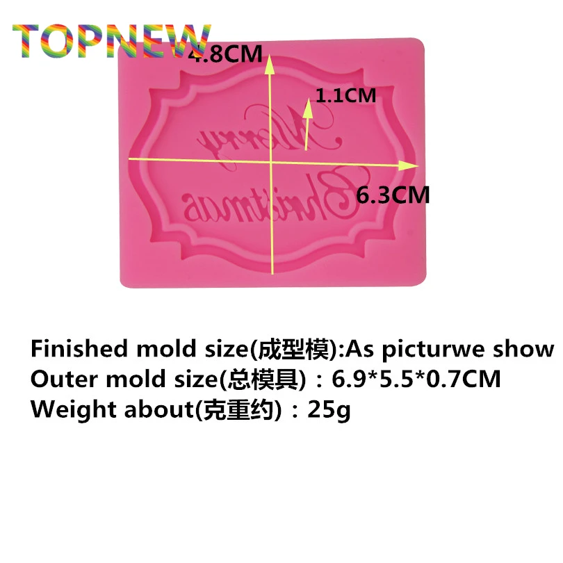 Силиконовые формы для рождественских рам помадки шоколада кекса инструменты